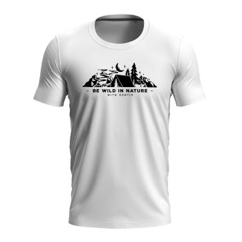 Bontis Tričko BE WILD IN NATURE - Biela | XL