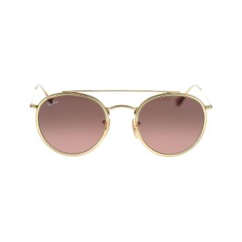 Ray-ban  Occhiali da Sole  Round Double Bridge RB3647N 912443  Slnečné okuliare Zlatá