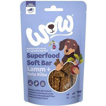 Wow maškrty Superfood mäkké prúžky Jahňacie s repou 150 g (9120063683987)