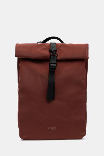 Ruksak Rains 13330 Rolltop Rucksack Mini oranžová farba, veľký, jednofarebná, 13330