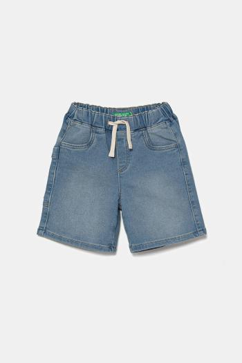 Detské džínsové šortky United Colors of Benetton nastaviteľný pás 44LGG9032