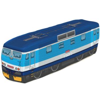 Plyšový vláčik - lokomotíva 371 (modrá)