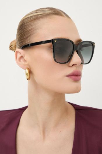 Slnečné okuliare Gucci dámske, čierna farba, GG0022S