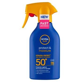 NIVEA Sun Protect & Moisture Hydratačný sprej na opaľovanie 50+ 270 ml