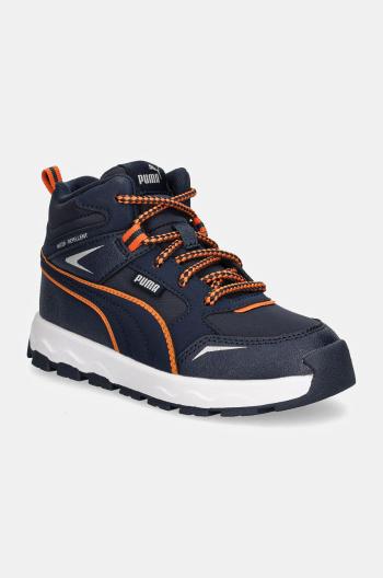 Detské topánky Puma Evolve Trail tmavomodrá farba, 397645