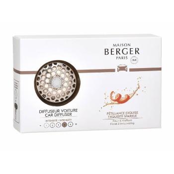 Maison Berger Paris Darčeková sada difuzér do auta chrome + náplň Exquisite Sparkle