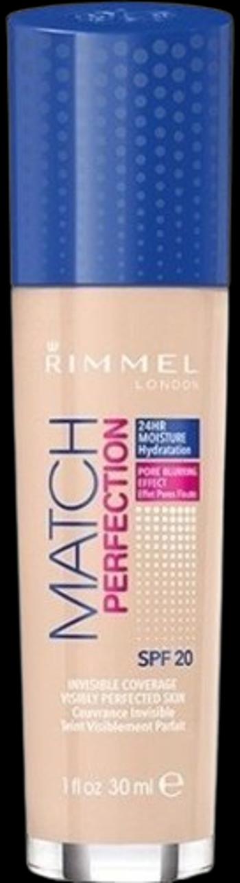 RIMMEL London Match Perfection Foundation SPF20 make-up 103 True Ivory 30 ml