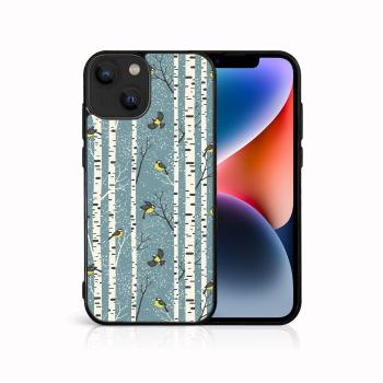 MY ART Kryt s vianočným dizajnom Apple iPhone 14 BIRCH (072)