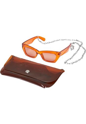 Urban Classics Sunglasses Bag With Strap & Venice brown/silver - UNI