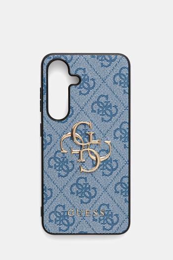 Puzdro na mobil Guess Samsung Galaxy S25 modrá farba, GUHCS25S4GMGBL