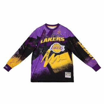 Mitchell & Ness Los Angeles Lakers Hyper Hoops Moto Longsleeve purple - S