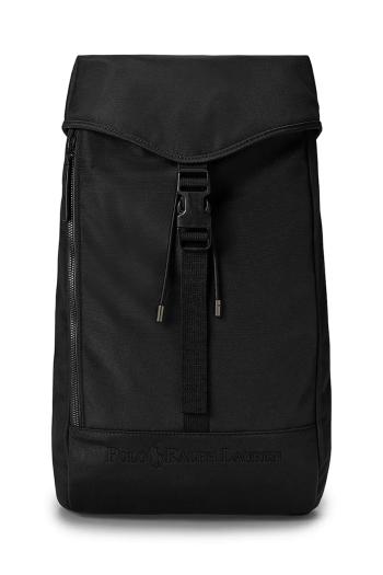 Ruksak Polo Ralph Lauren pánsky, čierna farba, veľký, jednofarebný, 405962443