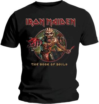 Iron Maiden Tričko Book of Souls Eddie Circle Unisex Black M