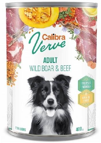 Calibra KONZERVA dog Adult Verve Wild Boar & Beef 6 x 400g