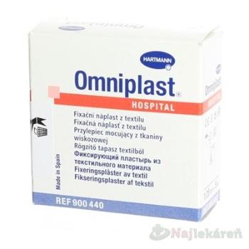 OMNIPLAST náplasť textilná na cievke (1,25cmx5m)  1ks