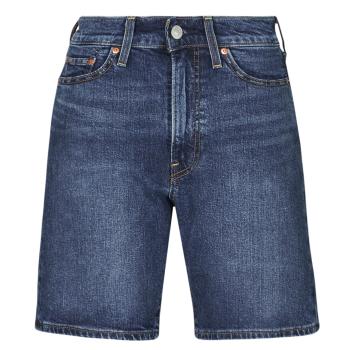 Levis  RIBCAGE BERMUDA SHORT  Šortky/Bermudy Modrá