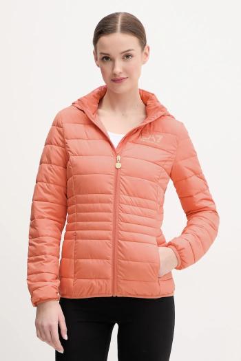 Bunda EA7 Emporio Armani oranžová farba, prechodná, TNF8Z.8NTB23