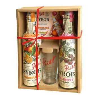 KITL Syrob Malina+Pomaranč darčekové balenie 2 x 500 ml