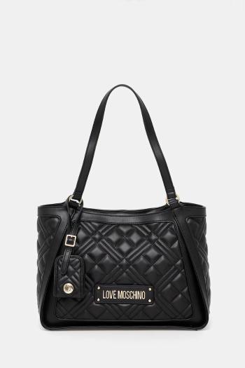 Kabelka Love Moschino čierna farba, JC4206PP0MLA0000