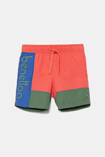 Detské plavkové šortky United Colors of Benetton ružová farba, 5JD00X00S