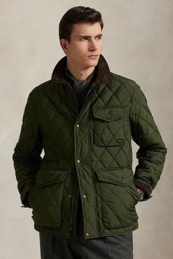 Bunda Polo Ralph Lauren zelená farba, prechodná, 710847071