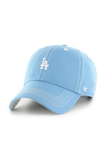 Bavlnená šiltovka 47 brand MLB LA Dodgers jednofarebná, B-CSBCU12GWS-CO