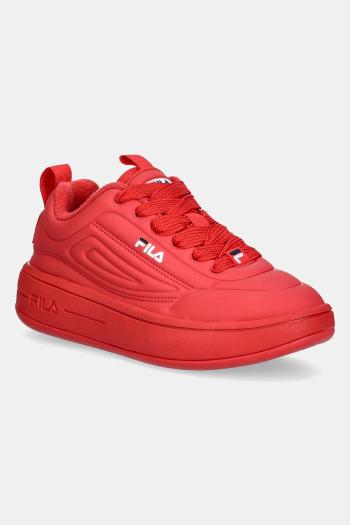 Tenisky Fila Superbubble dámske, červená farba, FFW0536