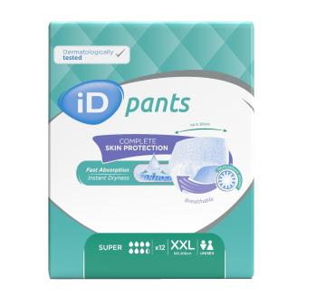 iD Pants Bariatric XXL Super plenkové kalhotky navlékací 12 ks