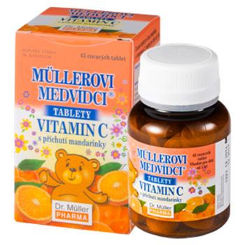 Dr Müller Medvedíky, Vitamín C mandarinka 45 tabliet