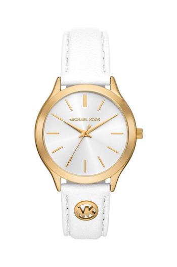 Hodinky Michael Kors dámske, biela farba