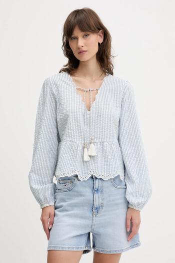Bavlnená blúzka Superdry vzorovaná, W6012100A-2U7