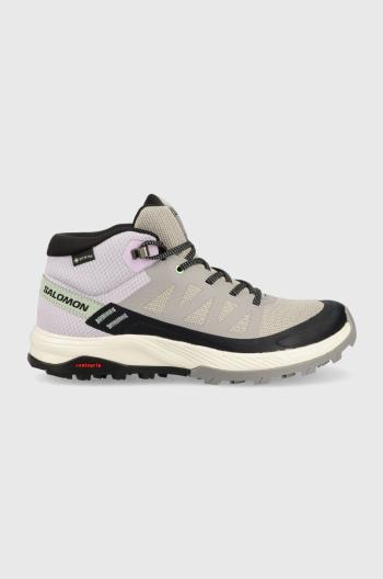 Salomon cipő Outrise Mid GTX szürke, női, L47141800