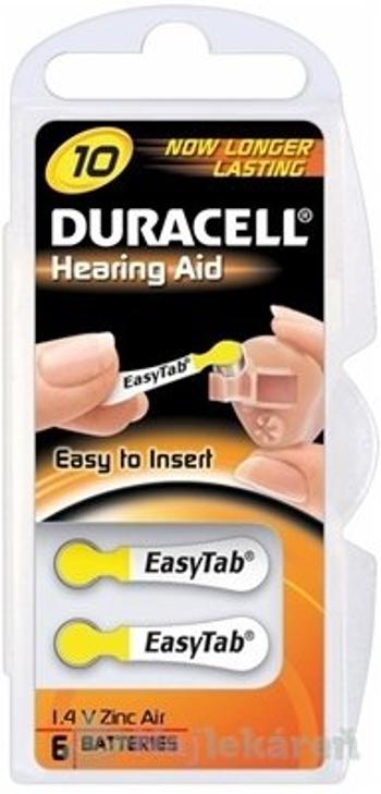 DURACELL HA 10 EASYTAB 1.4V batérie 6 kusov