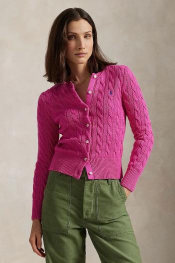 Bavlnený kardigán Polo Ralph Lauren biela farba, 211891643