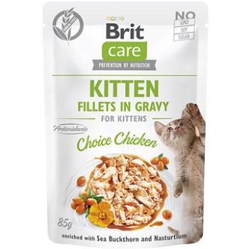 Brit Care Cat Kitten Fillets in Gravy Choice Chicken 85 g (8595602565016)