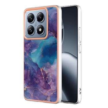 IMD MARBLE Ochranný kryt pre Xiaomi 14T PURPLE