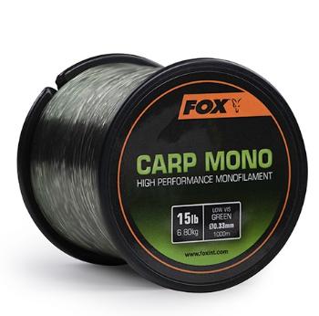 Fox vlasec carp mono zelená - 1000 m 0,30 mm 12 lb