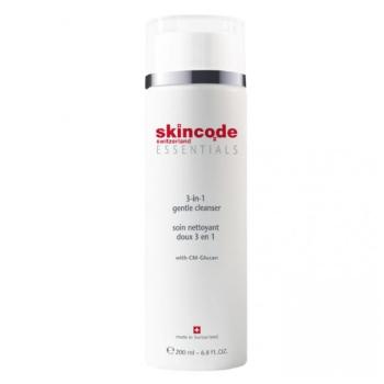 Skincode Jemné čistiace pleťové mlieko 3-in-1 Essentials (Gentle Cleanser) 200 ml