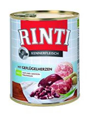 Rinti Dog hydinové srdiečka v konzerve 800g + Množstevná zľava