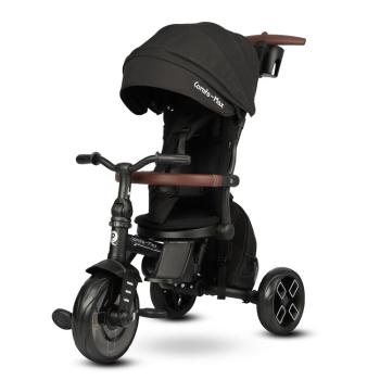 QPLAY Trojkolka Comfo Max Black, 8 v 1, vek 10-72 mesiacov
