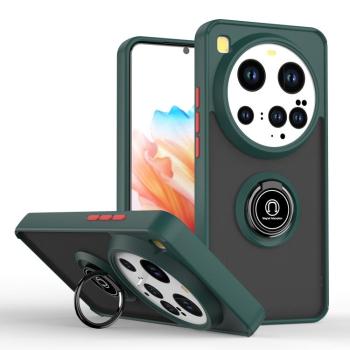 SHADOW Ochranný kryt s držiakom Xiaomi 15 Ultra tmavozelený
