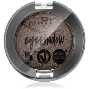 puroBIO Cosmetics Compact Eyeshadows očné tiene odtieň 19 Intense Gray 2,5 g