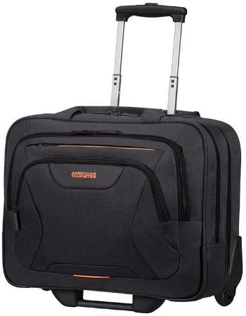 Laptoptáska American Tourister AT WORK ROLLING TOTE 15,6" Black/Orange