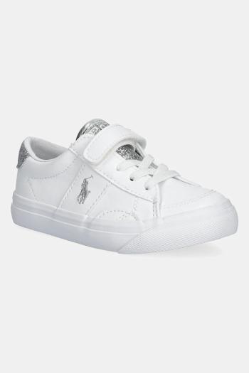 Detské tenisky Polo Ralph Lauren RYLEY PS strieborná farba, RL02066100