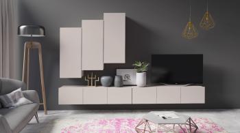 ArtGiB Obývacia stena CALABRINI XX | cashmere