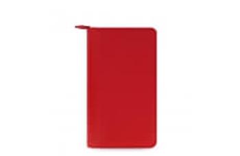 Filofax Saffiano ZIP Compact A6 týzdenný 2024 červený