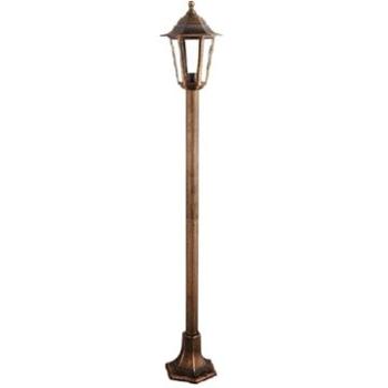Vonkajší lampáš PLGQ5R max. 40 W/E27/IP44, hnedý