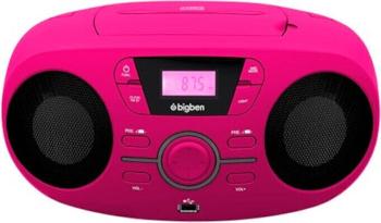 Bigben CD61RUSB Pink Stolný hudobný prehrávač