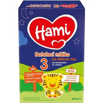 Hami 12 Na dobrú noc batoľacie mlieko 600 g (5900852931024)