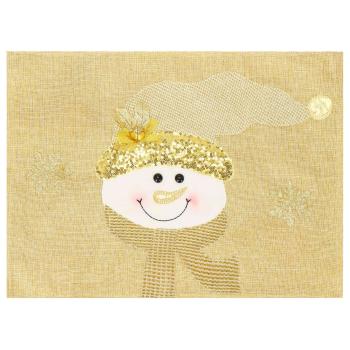 Springos Hóemberes tányéralátét 48 x 35 cm - arany